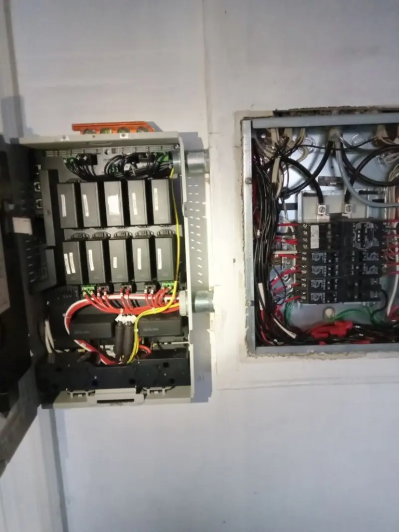 Electrical panel upgrade completed for Indoor Lighting Installation in East Drumore